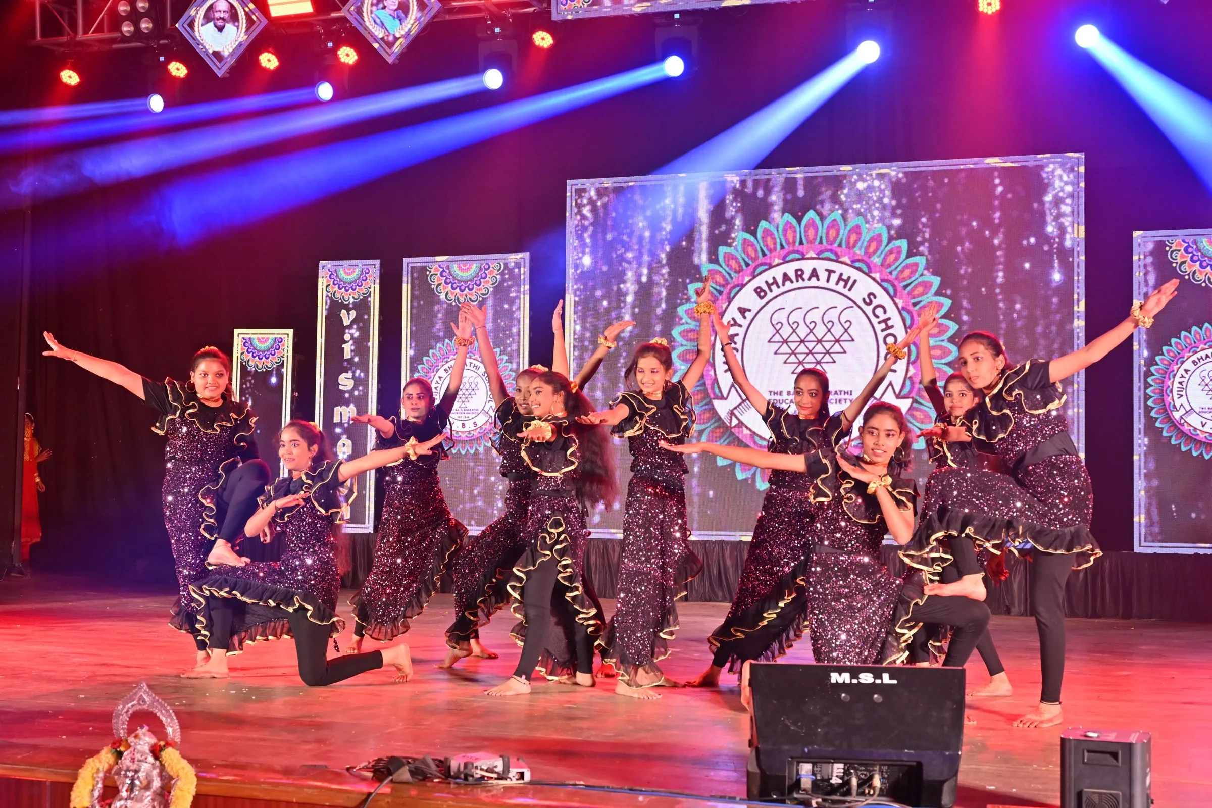 Students performing at the Annual Day